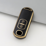 Gold TPU Car Key Cover For  Mazda  Key Protect Case