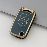 Gold TPU Car Key Cover For FAW  Key Protect Case