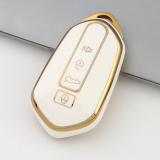 Gold TPU Car Key Cover For  LIVAN  Key Protect Case