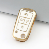 Gold TPU Car Key Cover For  Proton  Key Protect Case