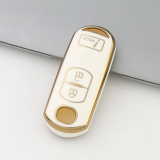 Gold TPU Car Key Cover For  Mazda  Key Protect Case