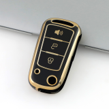Gold TPU Car Key Cover For  Proton  Key Protect Case