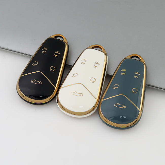 Gold TPU Car Key Cover For  VOYAH  Key Protect Case