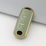 Gold TPU Car Key Cover For  Mazda  Key Protect Case