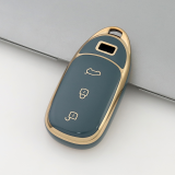 Gold TPU Car Key Cover For Li Auto Key Protect Case