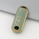 Gold TPU Car Key Cover For  Mazda  Key Protect Case
