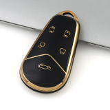 Gold TPU Car Key Cover For  VOYAH  Key Protect Case