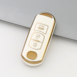 Gold TPU Car Key Cover For  Mazda  Key Protect Case