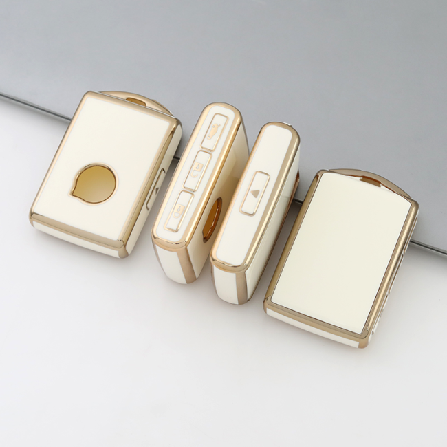 Gold TPU Car Key Cover For  Volvo  Key Protect Case