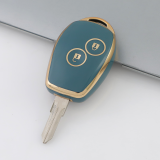 Gold TPU Car Key Cover For Renault Key Protect Case