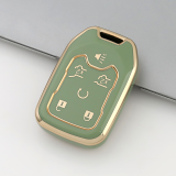 Gold TPU Car Key Cover For  GMC  Key Protect Case