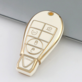 Gold TPU Car Key Cover For  Dodge  Key Protect Case