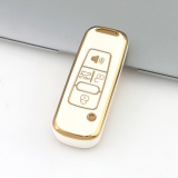 Gold TPU Car Key Cover For  Proton  Key Protect Case
