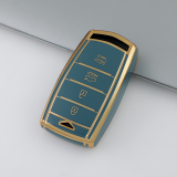 Gold TPU Car Key Cover For  Genesis  Key Protect Case