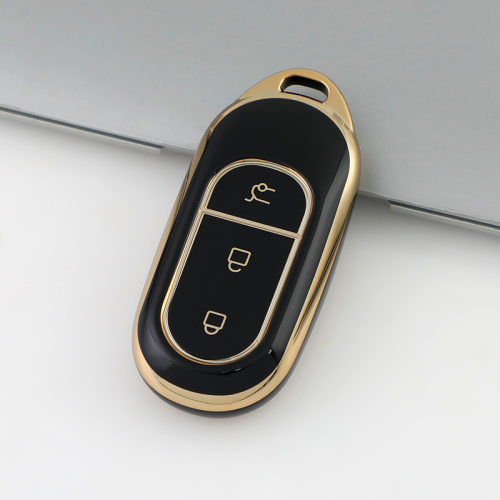 Gold TPU Car Key Cover For  LEAPMOTOR   Key Protect Case