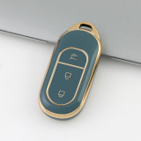 Gold TPU Car Key Cover For  LEAPMOTOR   Key Protect Case
