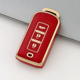 Gold TPU Car Key Cover For  Mitsubishi   Key Protect Case