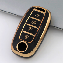 Gold TPU Car Key Cover For Venucir Key Protect Case