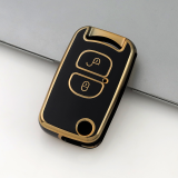 Gold TPU Car Key Cover For FAW  Key Protect Case
