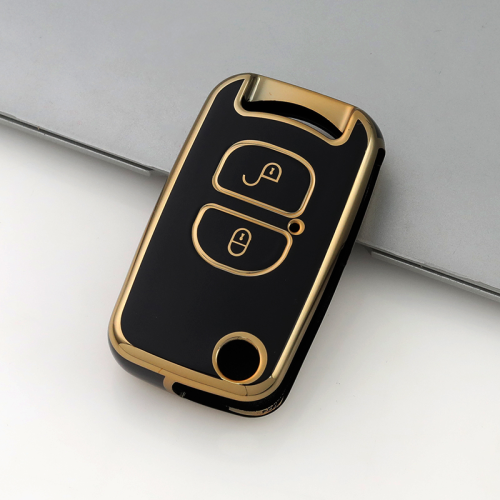 Gold TPU Car Key Cover For FAW  Key Protect Case