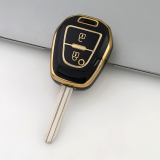 Gold TPU Car Key Cover For  Isuzu  Key Protect Case