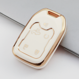 Gold TPU Car Key Cover For  GMC  Key Protect Case