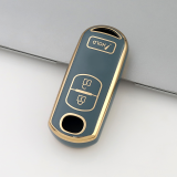 Gold TPU Car Key Cover For  Mazda  Key Protect Case