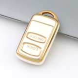 Gold TPU Car Key Cover For  Mitsubishi   Key Protect Case