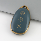 Gold TPU Car Key Cover For  Qiyuan  Key Protect Case