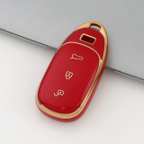 Gold TPU Car Key Cover For Li Auto Key Protect Case