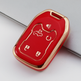 Gold TPU Car Key Cover For  GMC  Key Protect Case