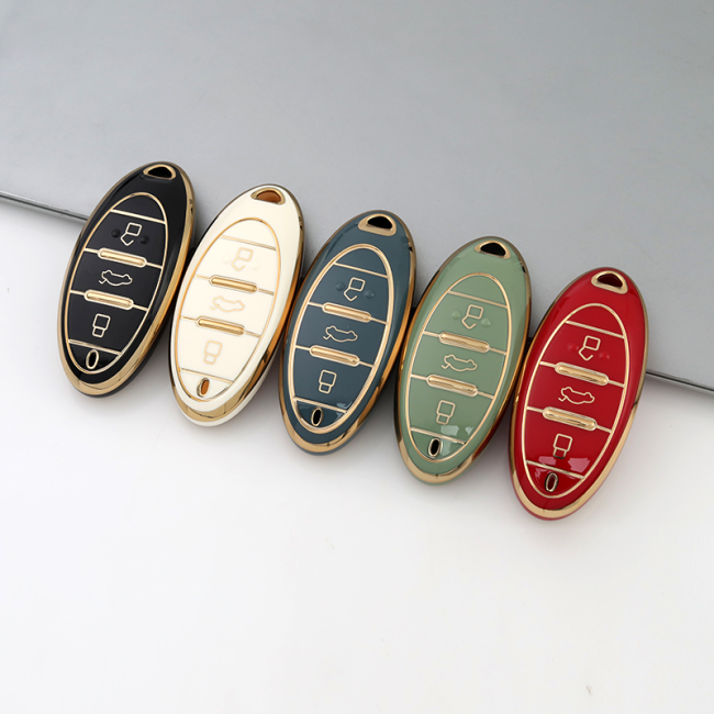 Gold TPU Car Key Cover For  BESTUNE  Key Protect Case