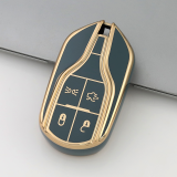 Gold TPU Car Key Cover For  Maserati  Key Protect Case