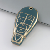 Gold TPU Car Key Cover For  Dodge  Key Protect Case