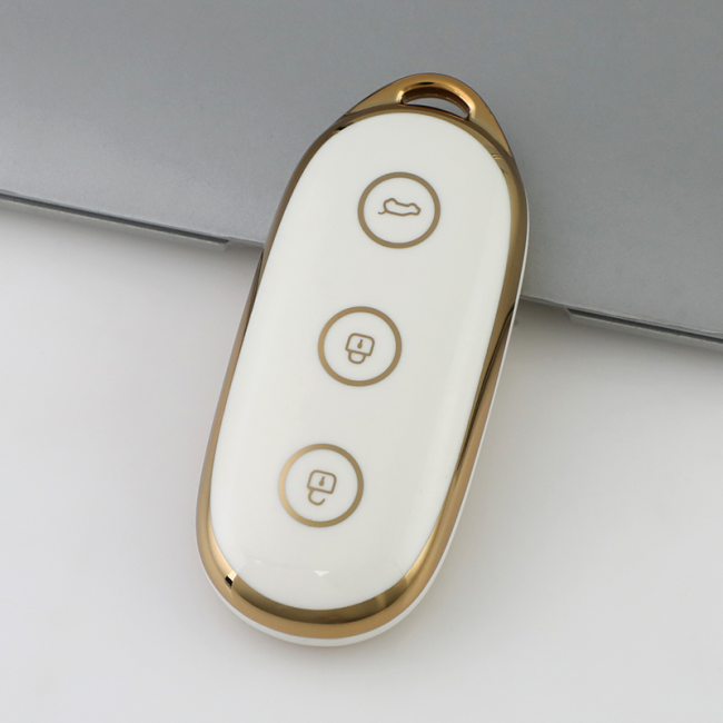 Gold TPU Car Key Cover For Li Auto Key Protect Case