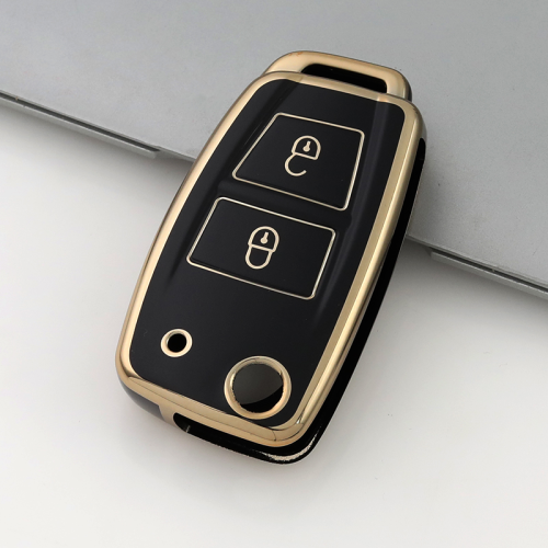 Gold TPU Car Key Cover For Dongfeng Key Protect Case