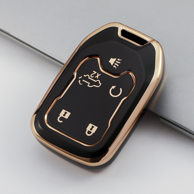 Gold TPU Car Key Cover For  GMC  Key Protect Case