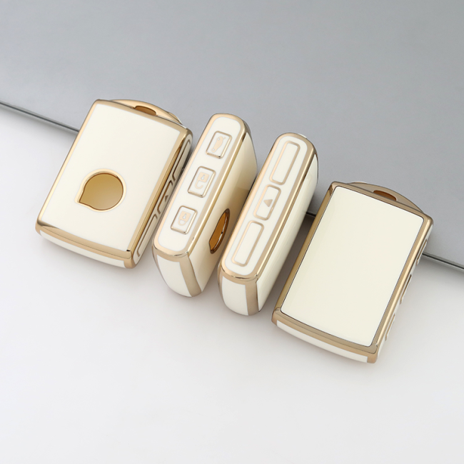 Gold TPU Car Key Cover For  Volvo  Key Protect Case