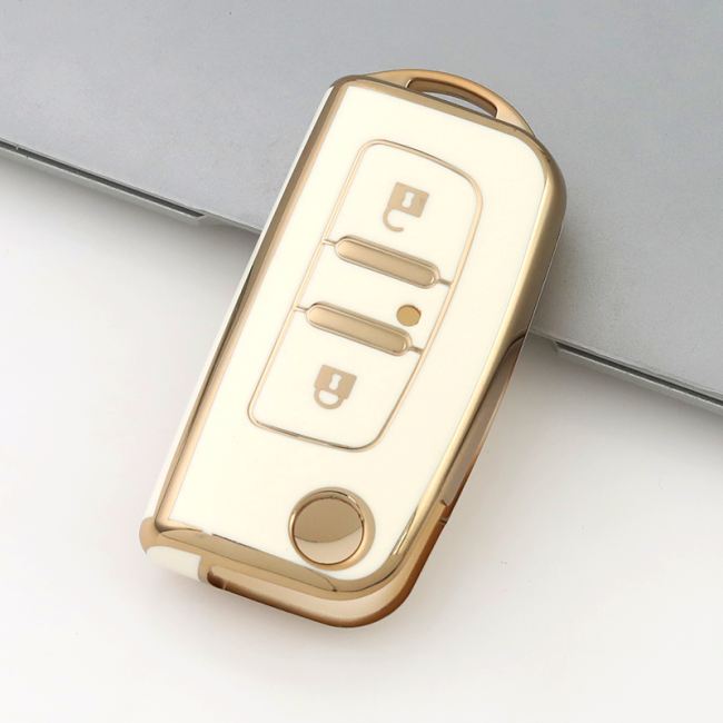 Gold TPU Car Key Cover For  FOTON  Key Protect Case