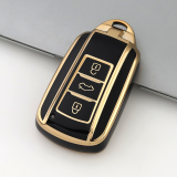 Gold TPU Car Key Cover For Dongfeng Key Protect Case
