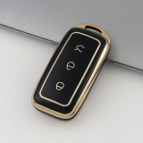 Gold TPU Car Key Cover For  Galaxy    Key Protect Case