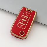 Gold TPU Car Key Cover For Venucir Key Protect Case