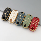 Gold TPU Car Key Cover For Venucir Key Protect Case