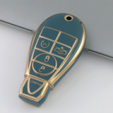 Gold TPU Car Key Cover For  Dodge  Key Protect Case