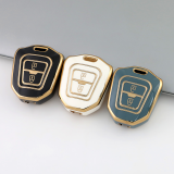 Gold TPU Car Key Cover For  Isuzu  Key Protect Case