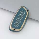 Gold TPU Car Key Cover For  Proton  Key Protect Case