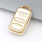 Gold TPU Car Key Cover For  Mitsubishi   Key Protect Case