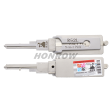 For Original Lishi R52L 2 in 1 decode and lockpick,R52 for Mexico, 5, 7 CUTS,Residential 2in1 tool