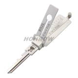 For Original Lishi R52L 2 in 1 decode and lockpick,R52 for Mexico, 5, 7 CUTS,Residential 2in1 tool