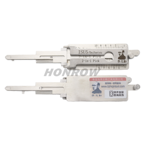 Original Lishi ISU5 Daihatsu Ign 2 In 1  lock pick and decoder genuine !used for Isuzuki